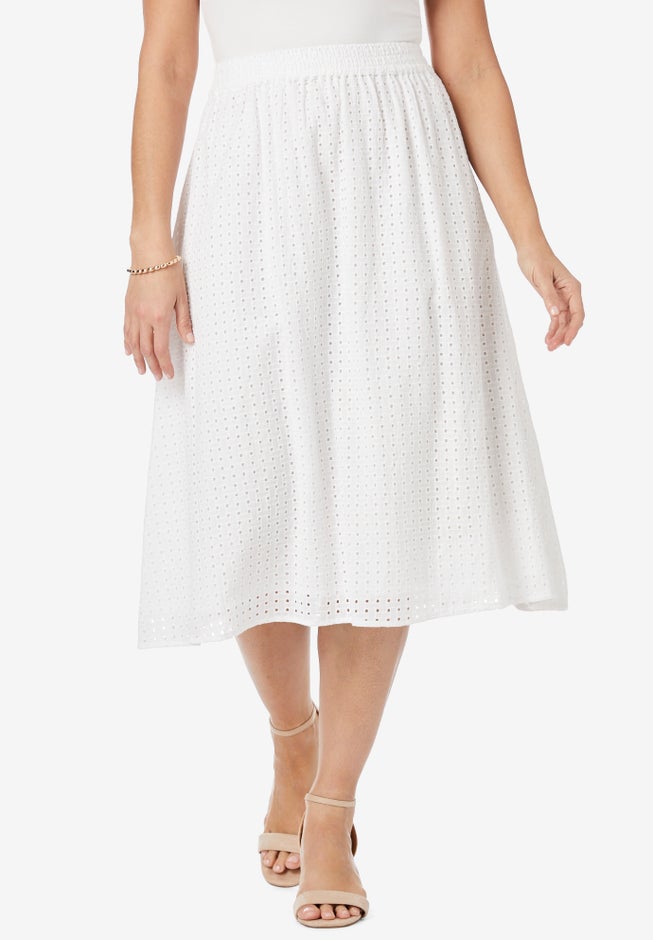 Eyelet Skirt image number null