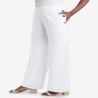 Linen Wide Leg Sailor Pant image number null