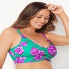 Cut Out Longline Bikini Top image number null