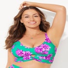 Cut Out Longline Bikini Top image number null