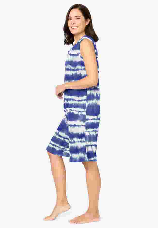 Zip-Front Terry Romper image number 2