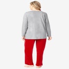 Pajama Set with FREE Velour Scrunchie image number null