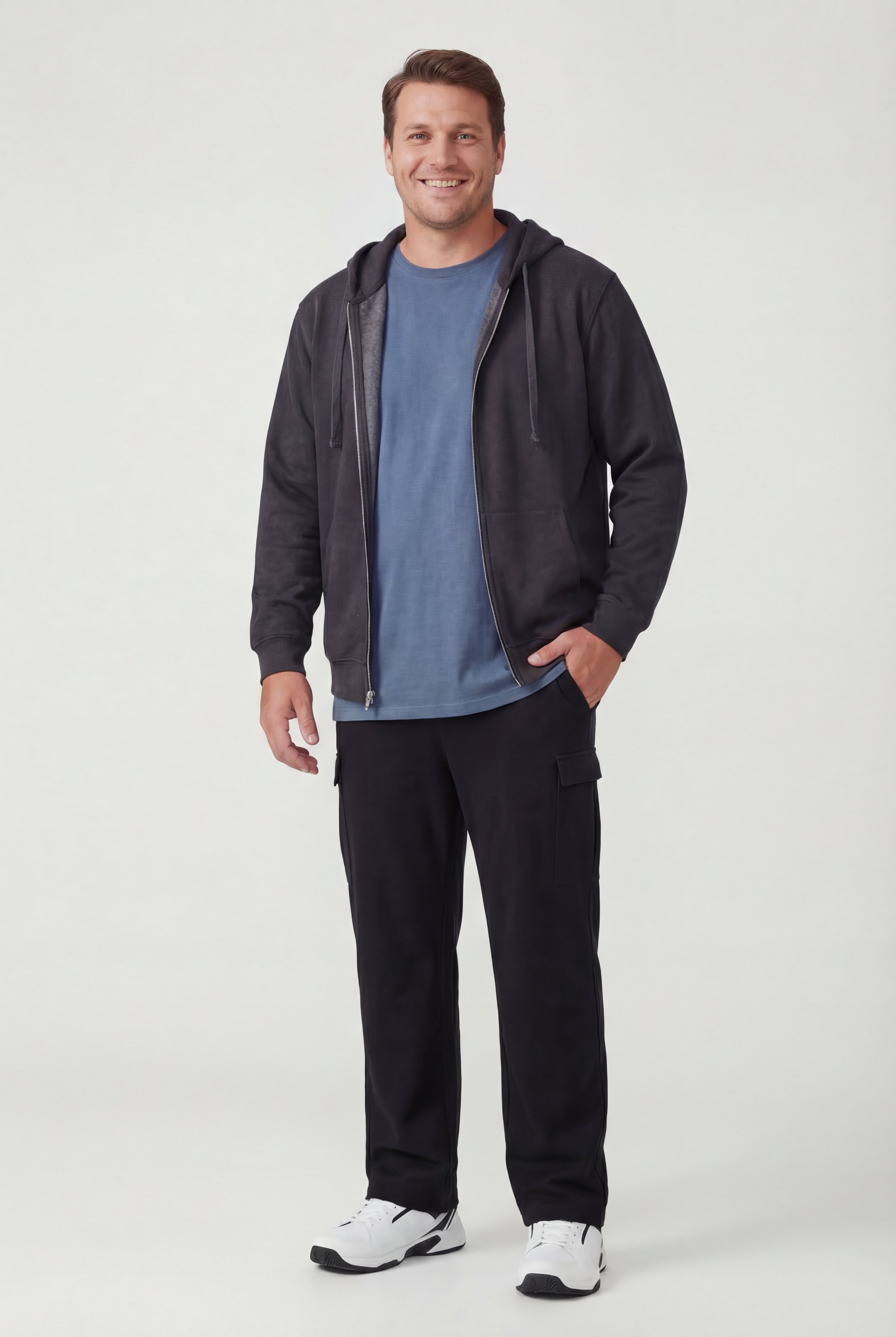 Lightweight Jersey Cargo Sweatpants image number 2