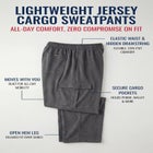 Lightweight Jersey Cargo Sweatpants image number 1