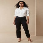 Classic Cotton Denim Straight-Leg Jean image number null