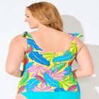 Scoop Neck Tie-Shoulder Tankini Top image number null