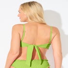 Crinkle Lettuce Trim Bikini Top image number null