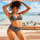 Ring Underwire Crossback Bikini Top image number null