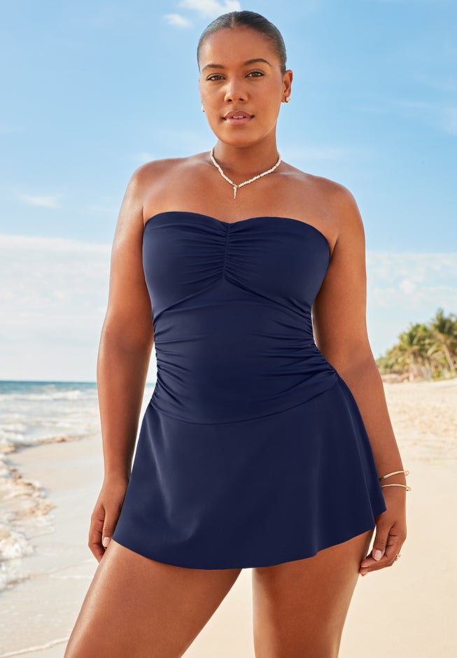 corset swim dress Moonlit Lace Corset Swim Dress White / Xl