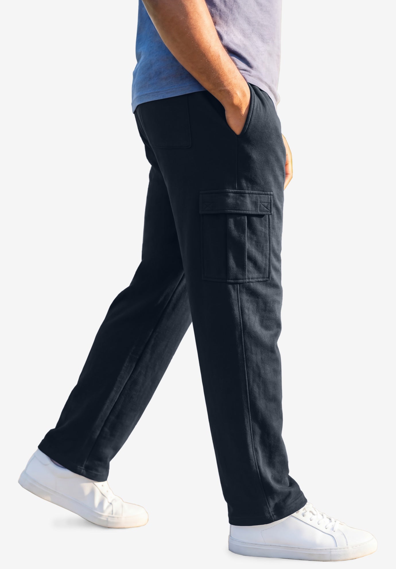 Ultra-Comfort Fleece Cargo Sweatpant image number 2