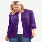 Perfect Long-Sleeve Cardigan Sweater image number null