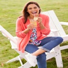 Perfect Long-Sleeve Cardigan Sweater image number null