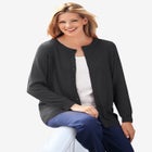 Perfect Long-Sleeve Cardigan Sweater image number null