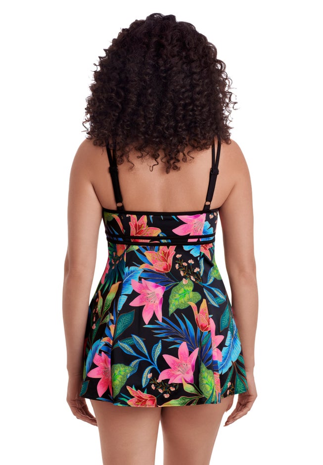 Empire Princess Seam Swimdress image number 1