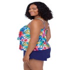 Roxy Two Tier Swim Romper image number null