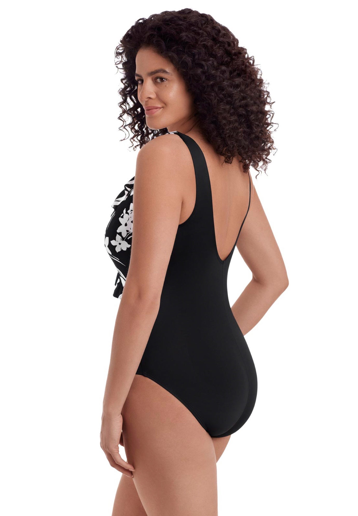 Ruffle Sash Surplice One Piece image number 2