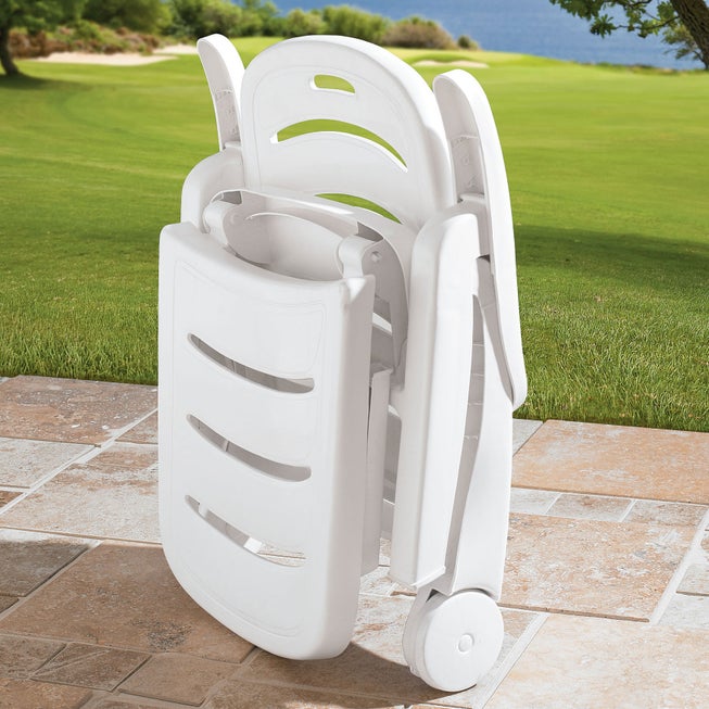 Resin Folding Lounger image number null