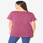 Plus Size Cotton Ultimate V-Neck Tee image number null