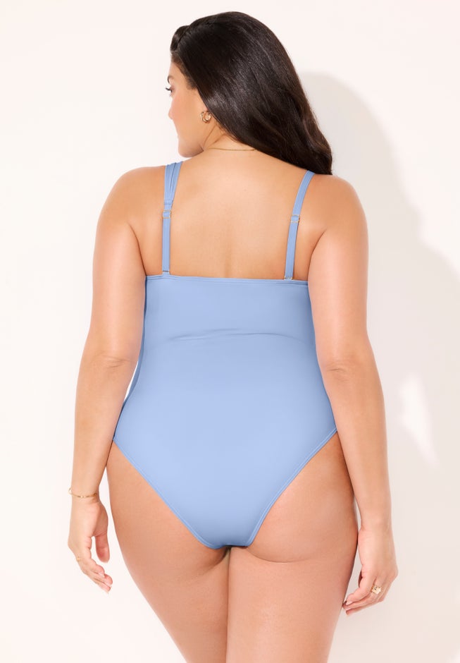 Bandeau Ring One Piece Swimsuit image number 5