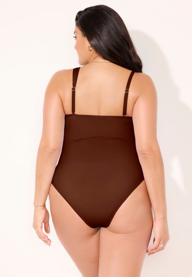 Bandeau Ring One Piece Swimsuit image number 5