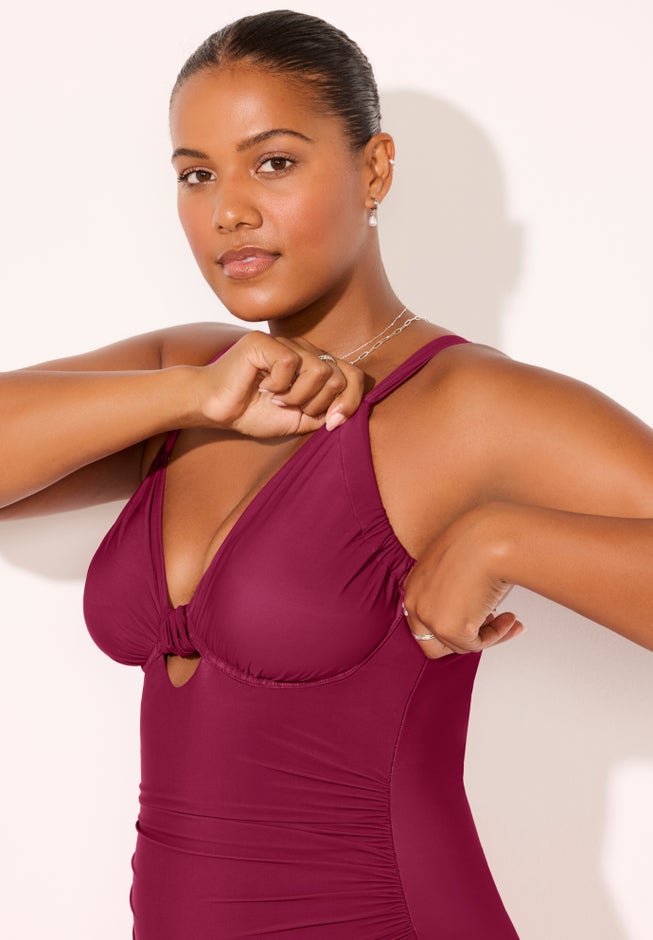 Lightweight Underwire One Piece Swimsuit image number 4