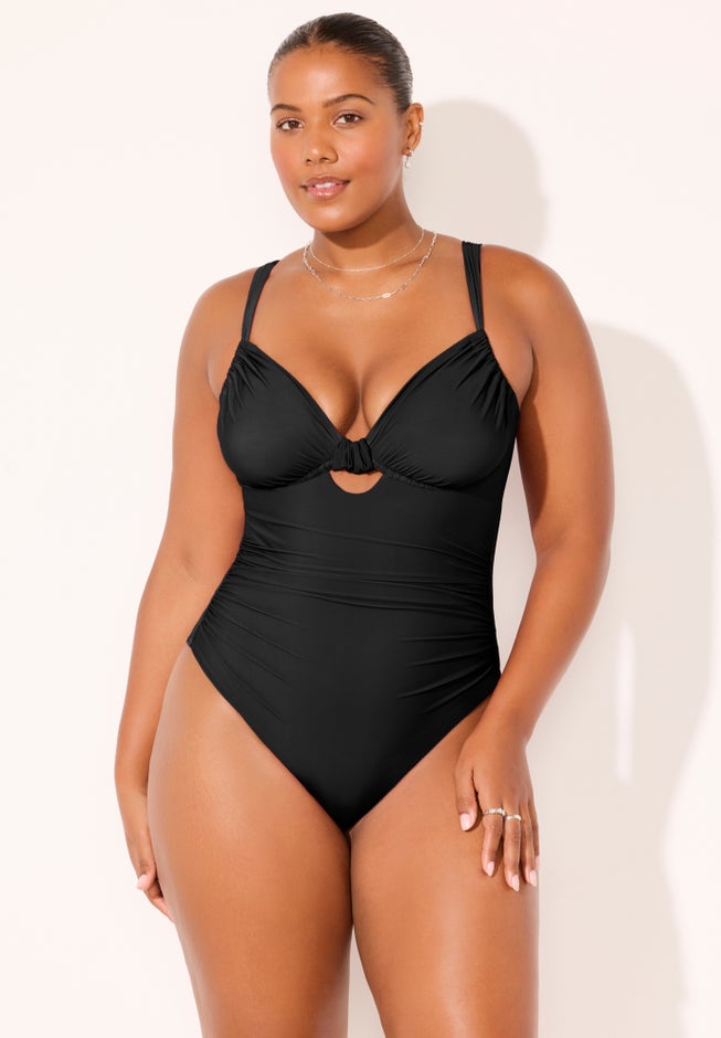 Lightweight Underwire One Piece Swimsuit image number 3