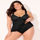 Shirred Sweetheart Two-Piece Swimdress image number 8