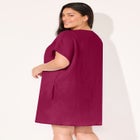 Cotton Gauze Ring Front Cover Up Dress image number 3