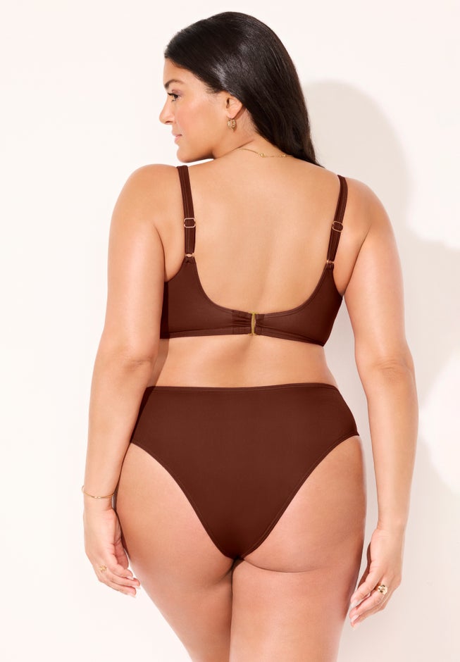 Ring Front Underwire Bikini Top image number 1