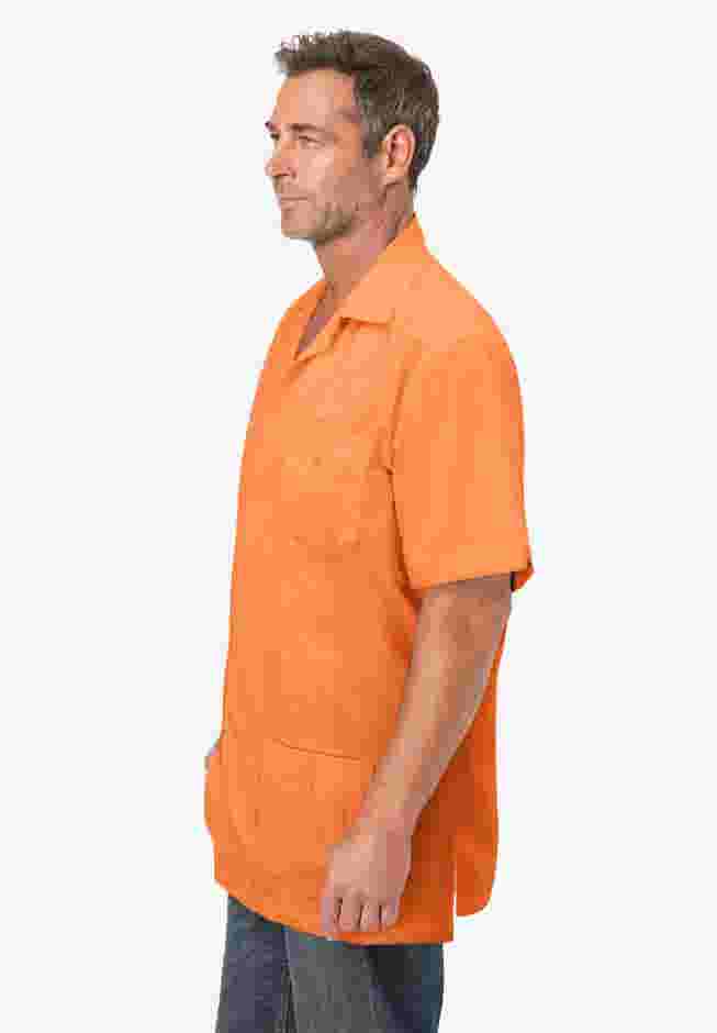 Short-Sleeve Guayabera Shirt image number 2