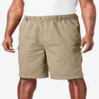 Renegade 9" Full Elastic Waist Cargo Shorts image number null