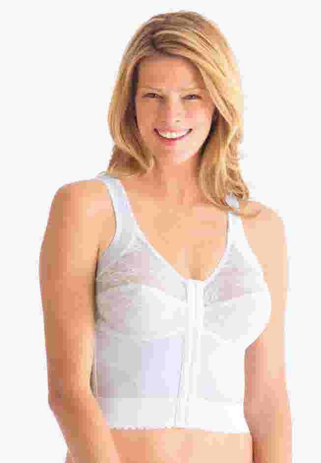 Front-Close Longline Wireless Posture Bra image number 0