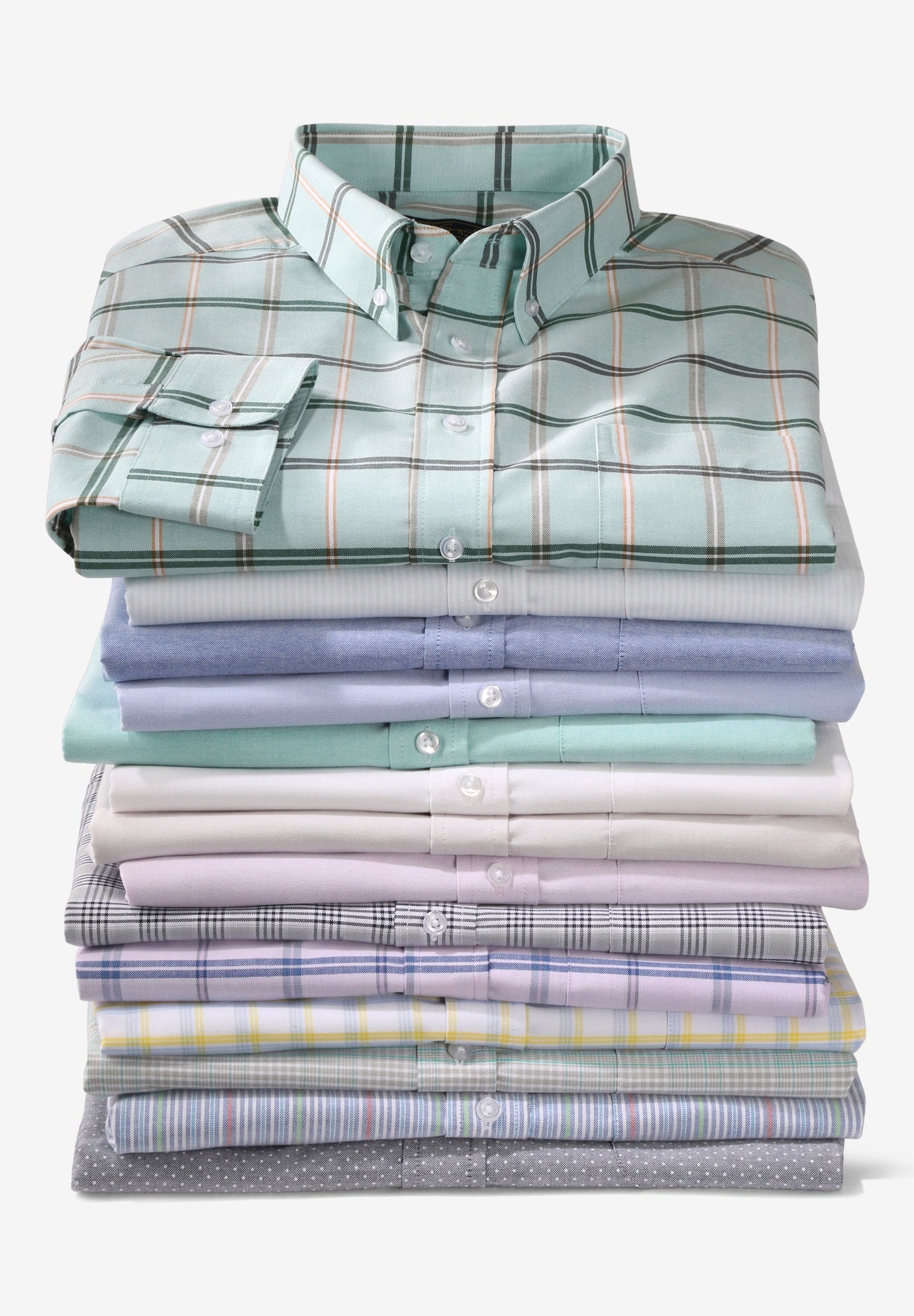 Long-Sleeve Wrinkle-Free Everyday Oxford image number 4