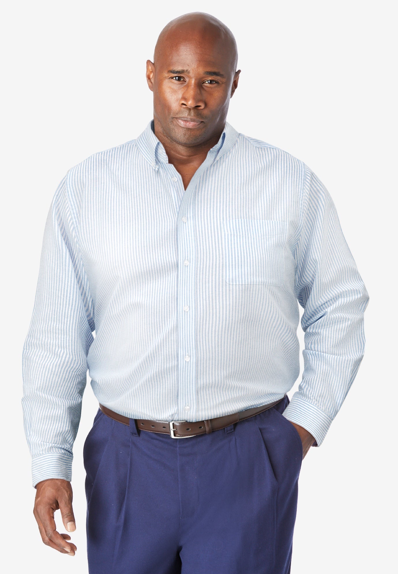Long-Sleeve Wrinkle-Free Everyday Oxford image number 0