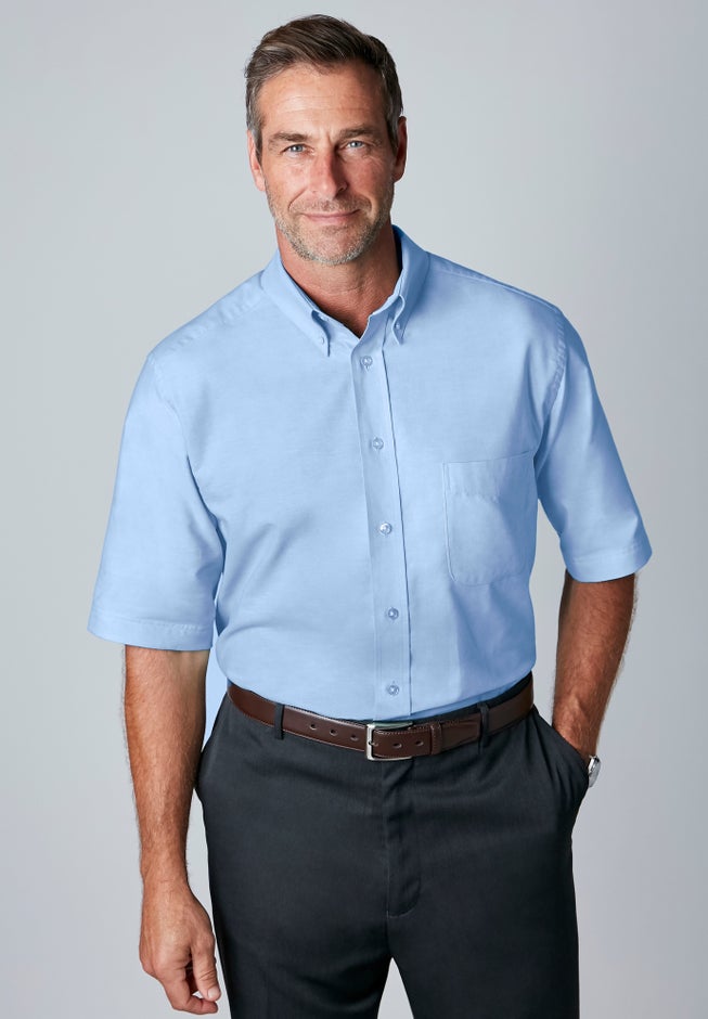 Short-Sleeve Wrinkle-Free Everyday Oxford image number 4