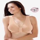 Leading Lady&reg; Meryl Cotton Front-Close Wireless Bra image number null