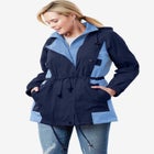 Colorblocked Taslon&reg; Anorak image number null