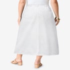 Plus Size Easy-Wear A-Line Skirt image number null