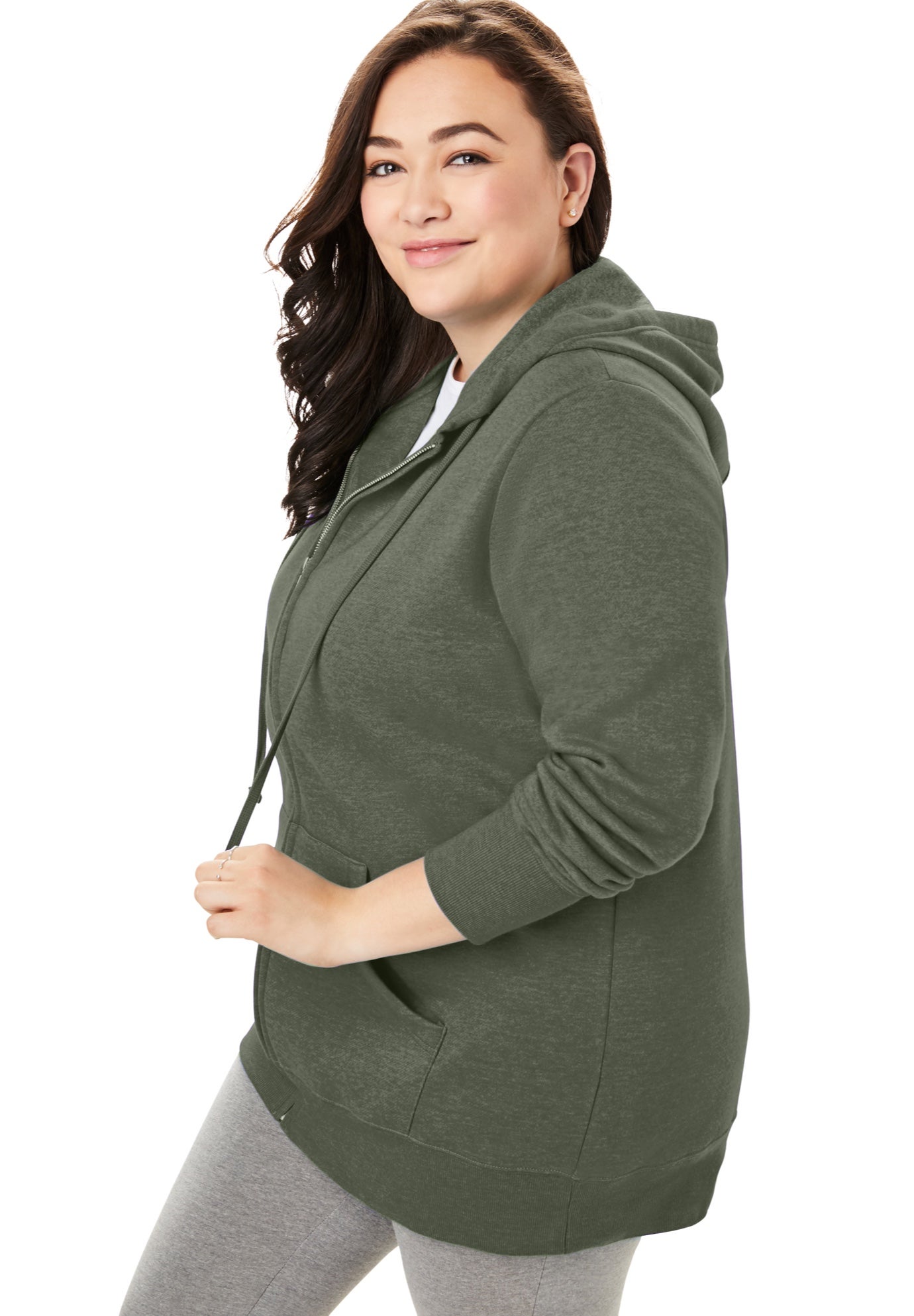 Better Fleece Zip-Front Hoodie image number 2