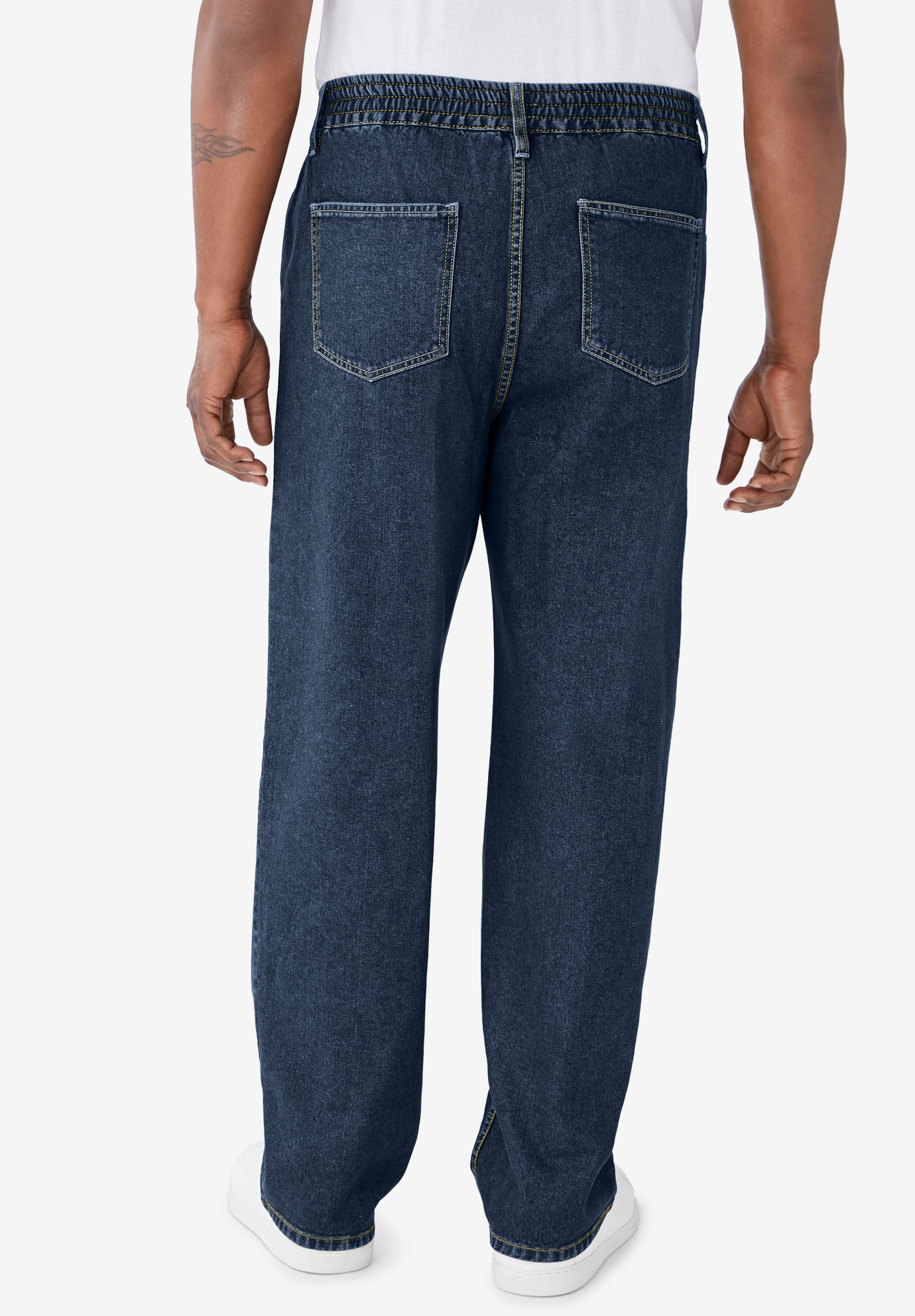 Loose Fit Comfort Waist Jeans image number 1