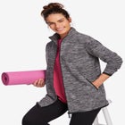 Zip-Front Microfleece Jacket image number null