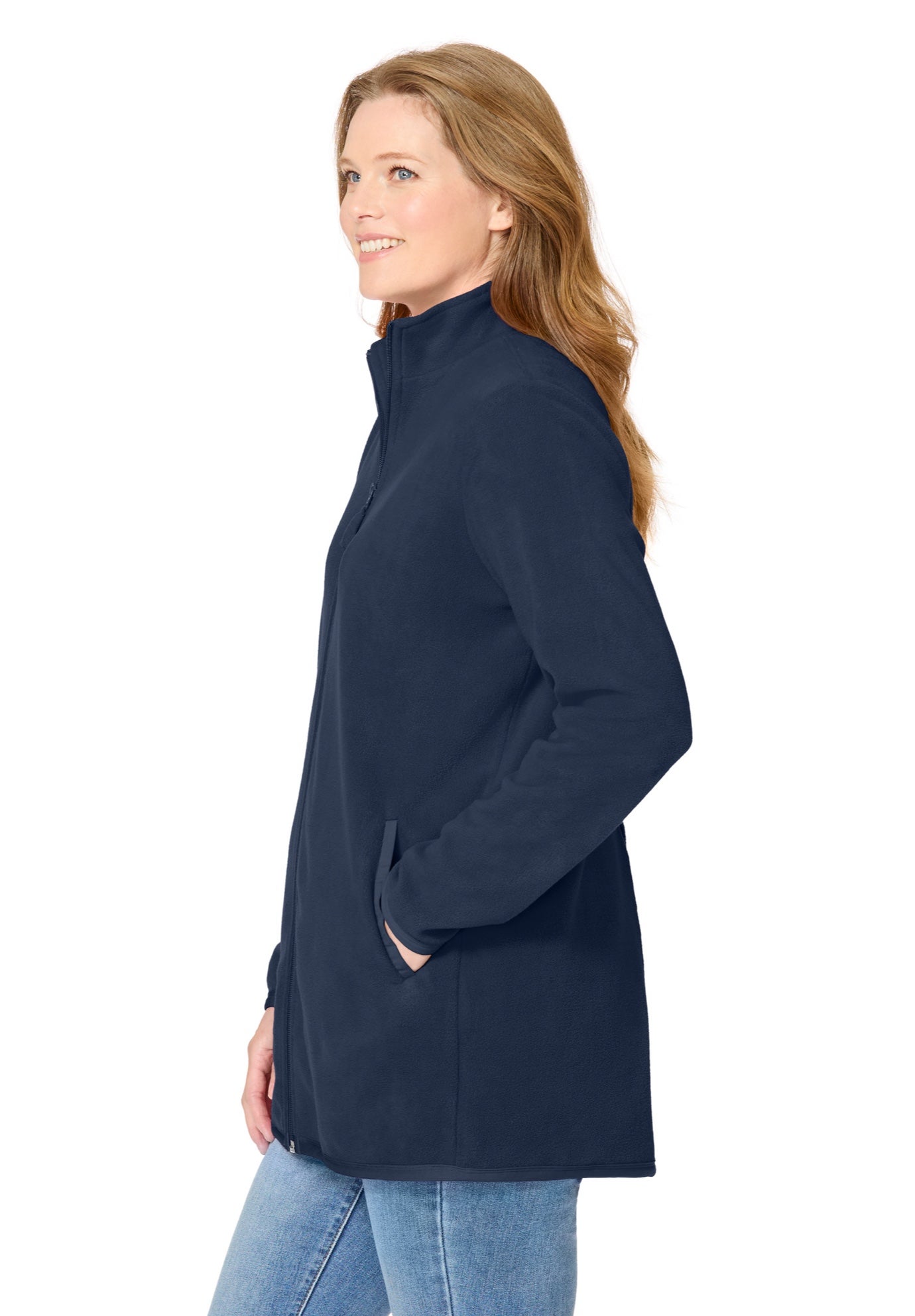 Zip-Front Microfleece Jacket image number 2