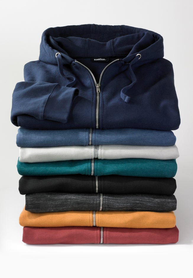 Fleece Zip-Front Hoodie image number 5