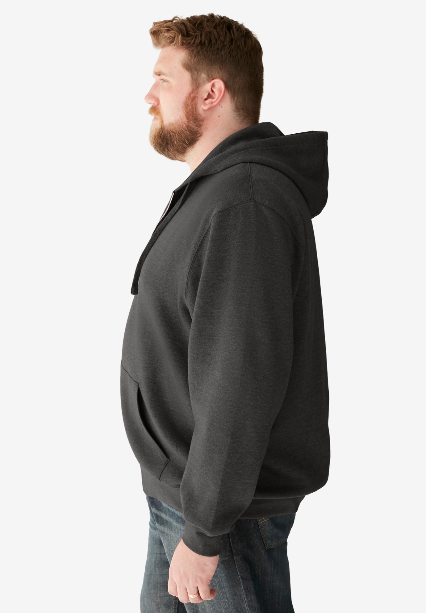 Fleece Zip-Front Hoodie image number 2