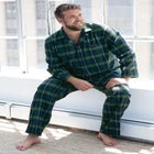Plaid Flannel Pajama Set image number null