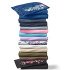 Straight-Leg Stretch Denim Five-Pocket Jeans image number null