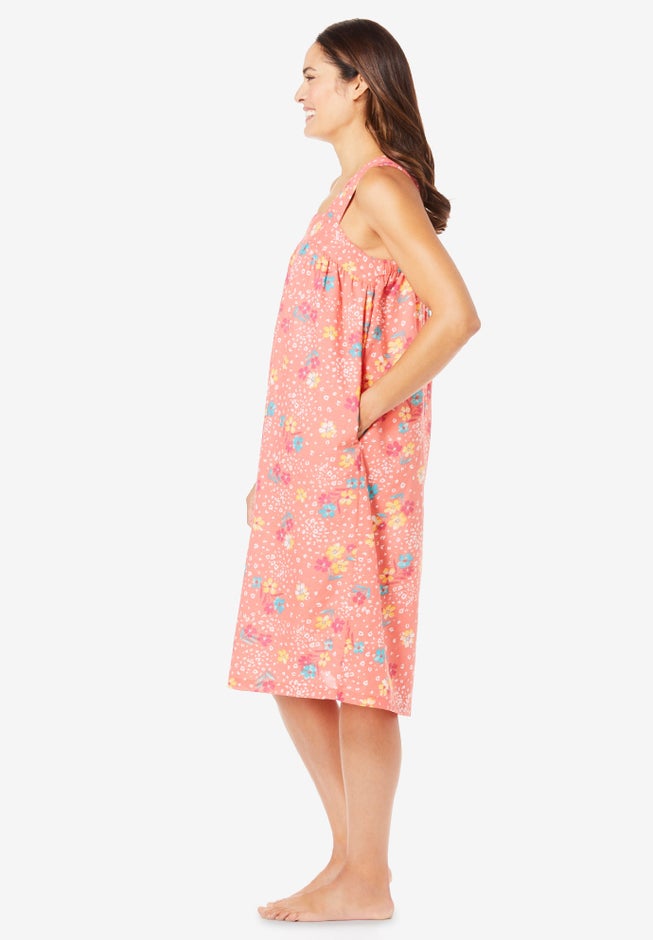 Print Sleeveless Square Neck Lounger image number 3