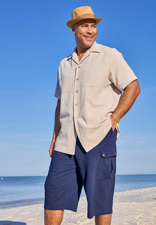 Gauze Cargo Judo Shorts image number 3
