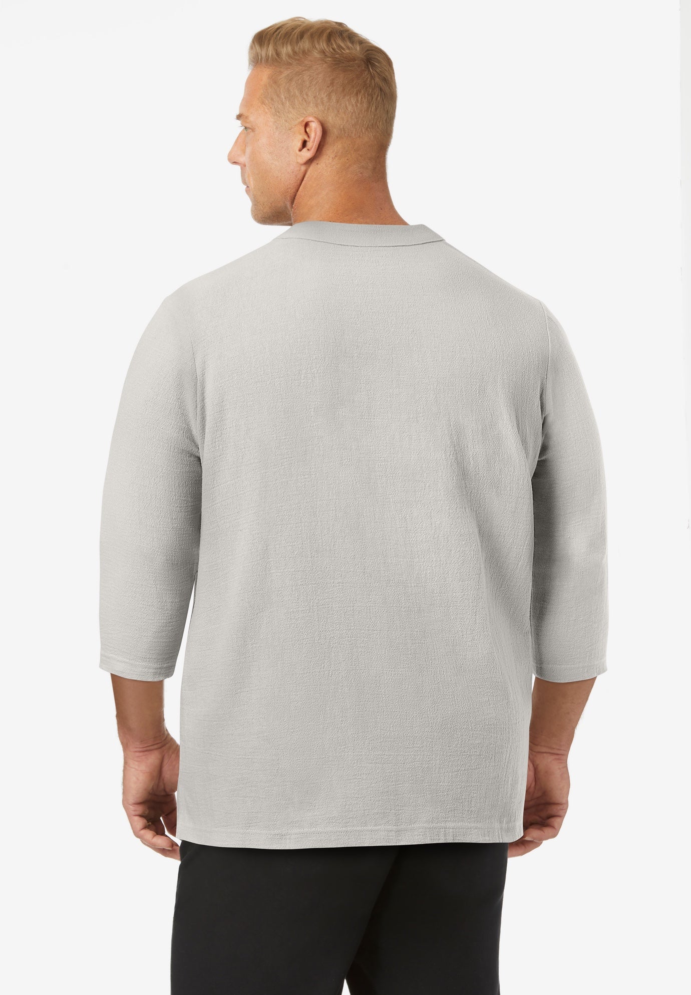 Gauze Lace-Up Shirt image number 3