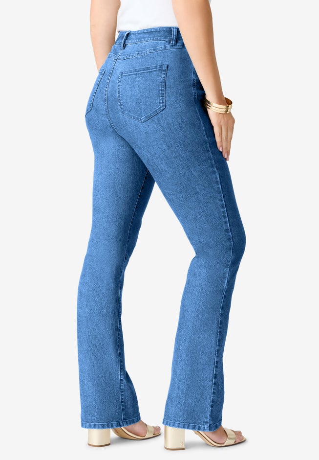 Plus Size Classic Stretch Bootcut Jean image number 2